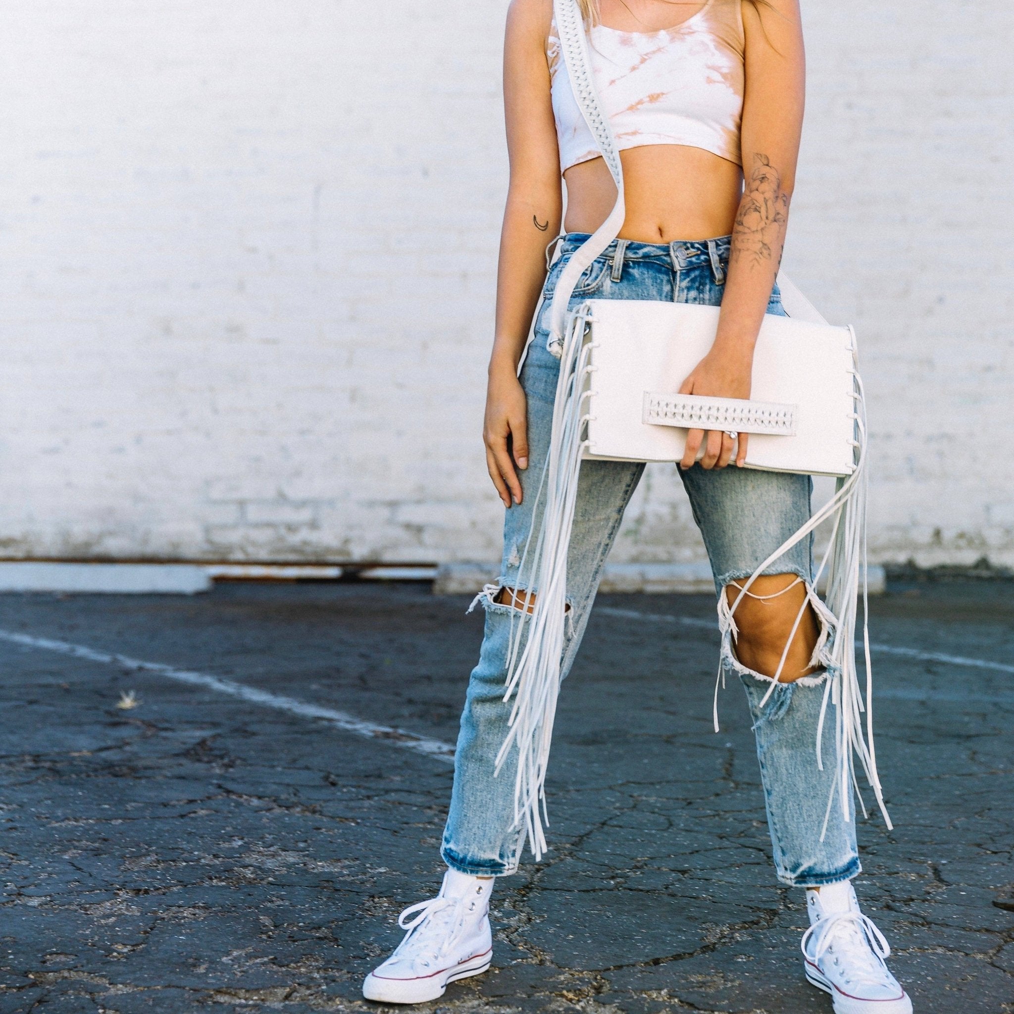 Lita Convertible Leather Clutch/Crossbody - UnLaced Boutique