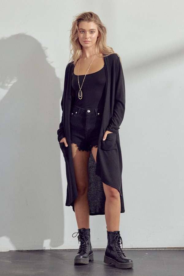 LONG BODY AND SLEEVE CARDIGAN - UnLaced Boutique