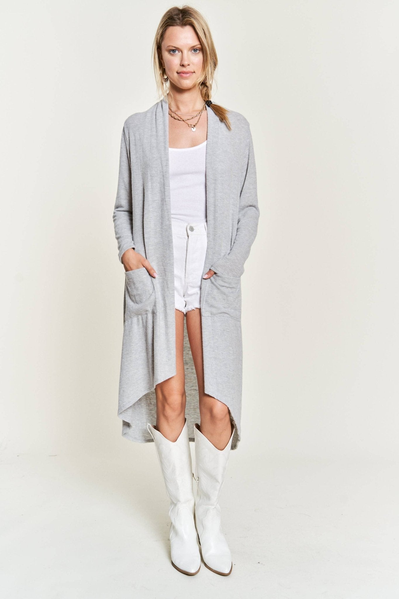 LONG BODY AND SLEEVE CARDIGAN - UnLaced Boutique