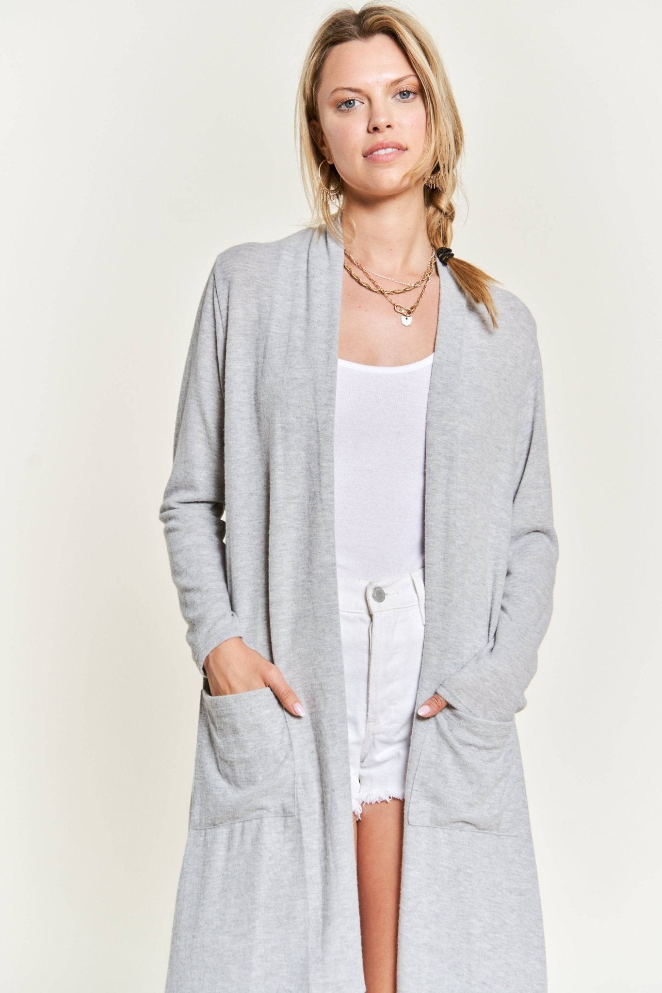 LONG BODY AND SLEEVE CARDIGAN - UnLaced Boutique