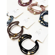 Love and Repeat Heart Beaded Basic Hair Tie Set - UnLaced Boutique