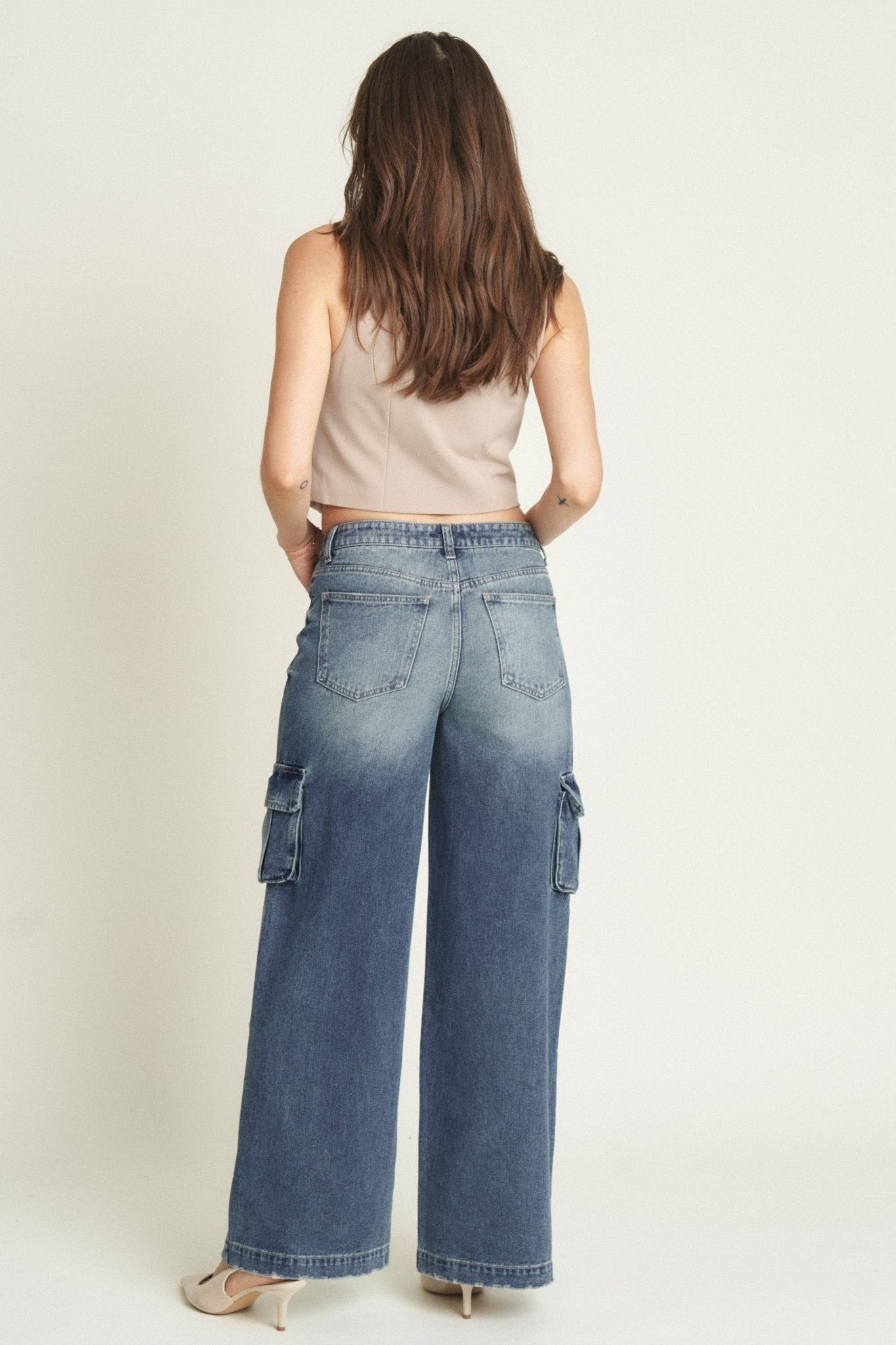 Madison Cargo Aged Indigo - UnLaced Boutique