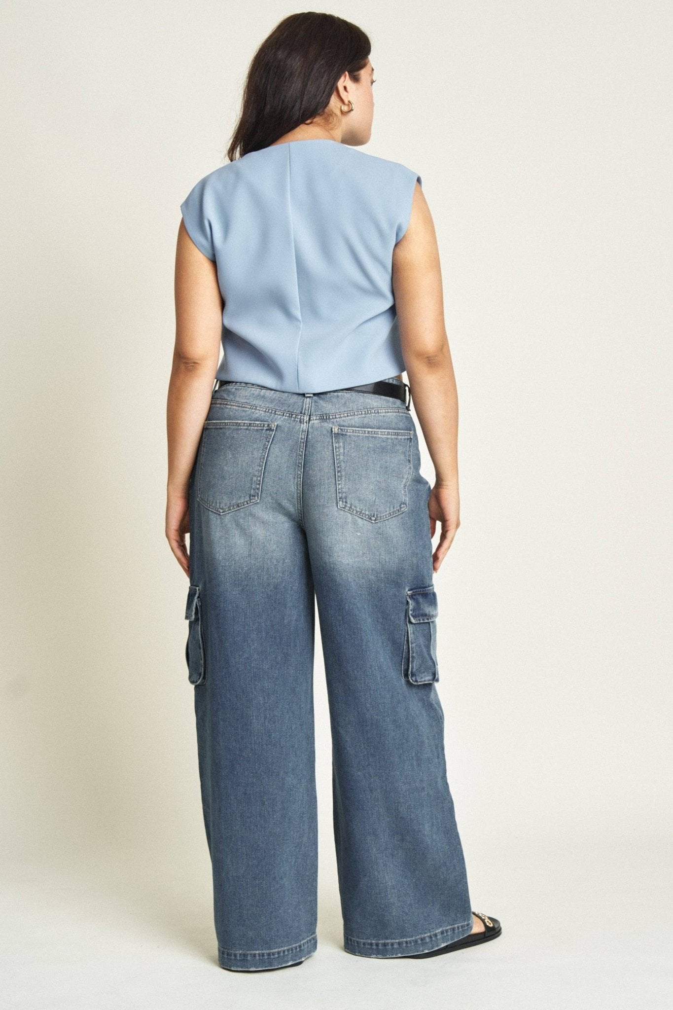 Madison Cargo Aged Indigo - UnLaced Boutique