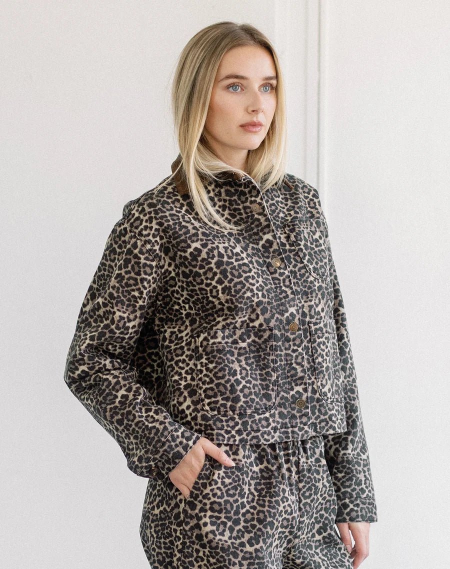 Magali Jacket - Leopard w/Brown - UnLaced Boutique