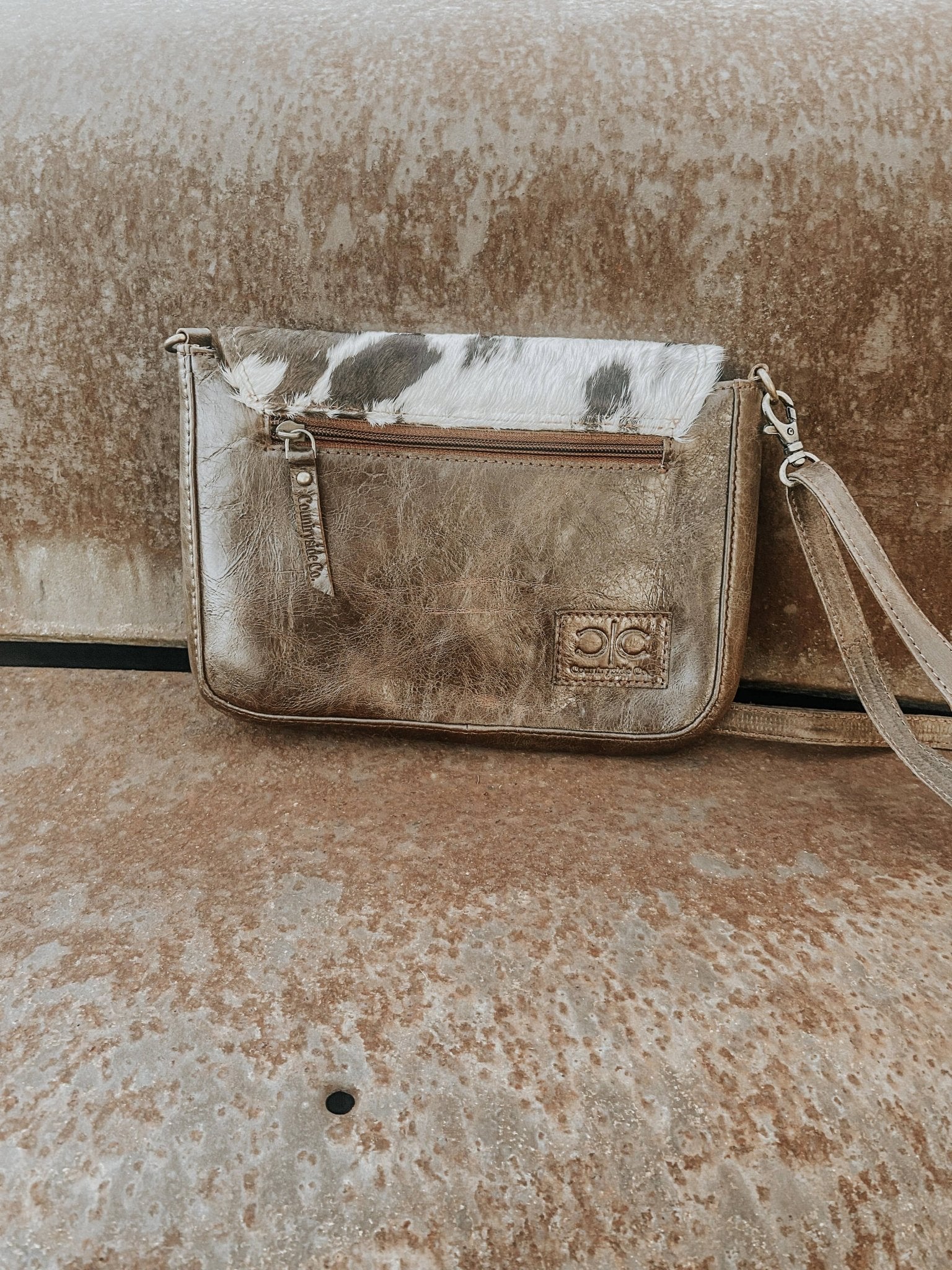 Maple Leather Cowhide Small Crossbody Purse - UnLaced Boutique