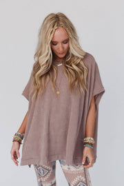 Moon Glow Texture Knit Top - Acorn - UnLaced Boutique