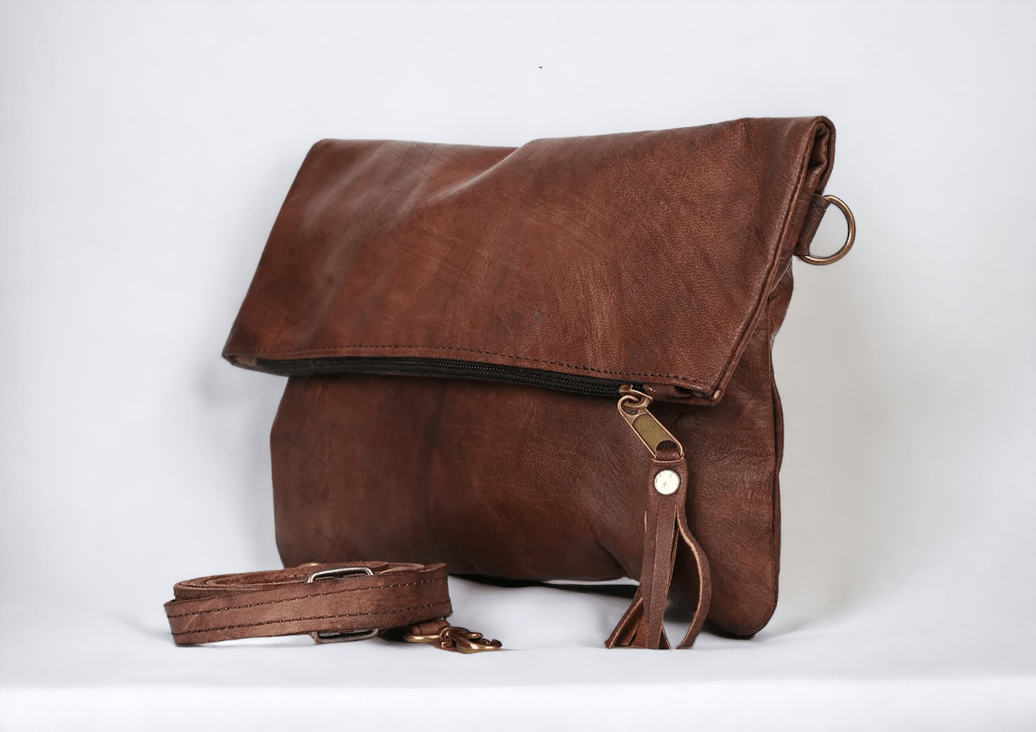 Moroccan Leather Crossbody Bag | Leather Purse - UnLaced Boutique