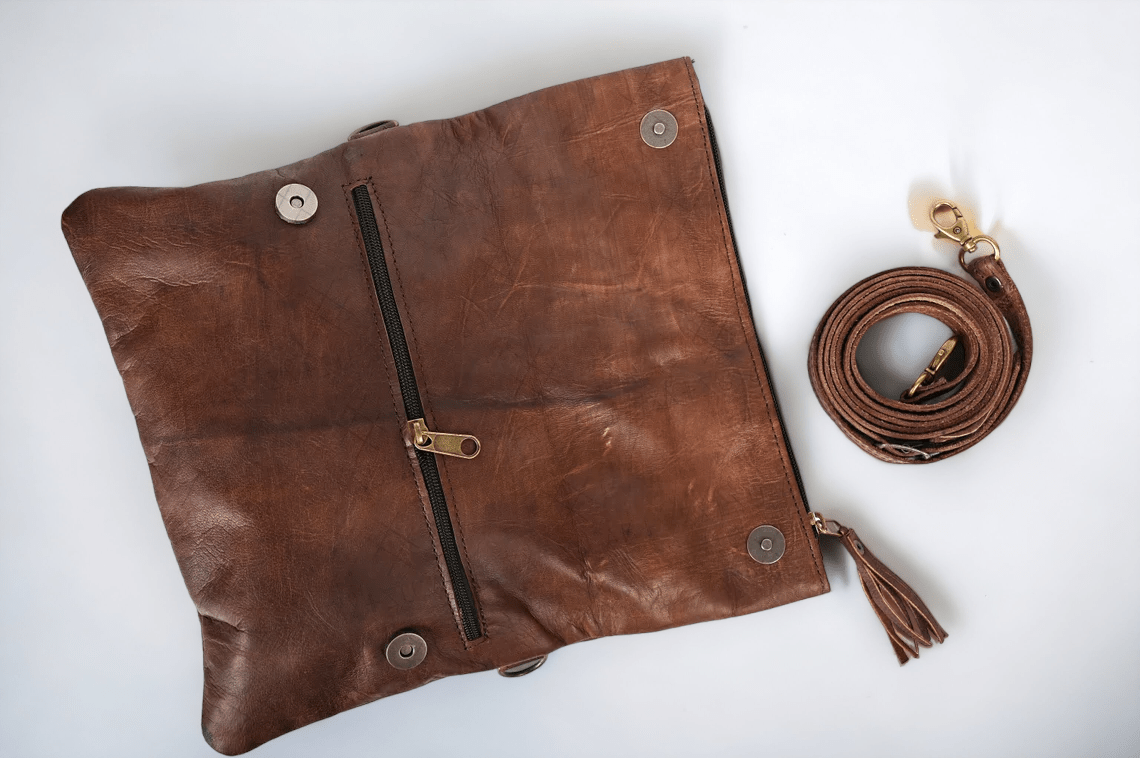 Moroccan Leather Crossbody Bag | Leather Purse - UnLaced Boutique