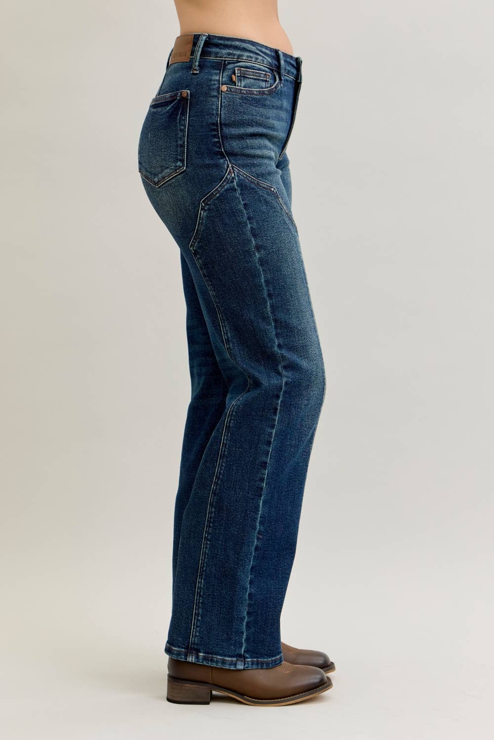 MR Straight Western Seam Detail JUDY BLUE JEANS - UnLaced Boutique