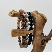 Natural Stone Beads Set Of 3 - UnLaced Boutique