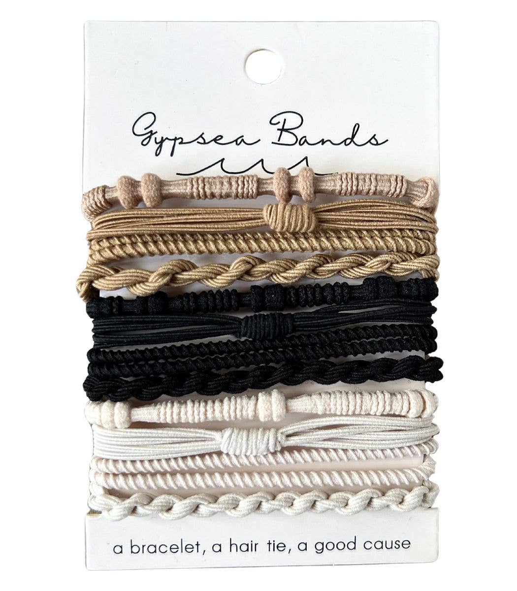 Neutral Mixed Hair Ties - UnLaced Boutique