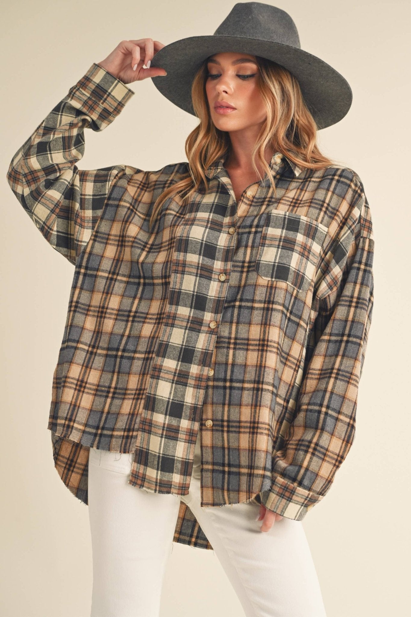 Noelle Flannel Shirt 2 - UnLaced Boutique