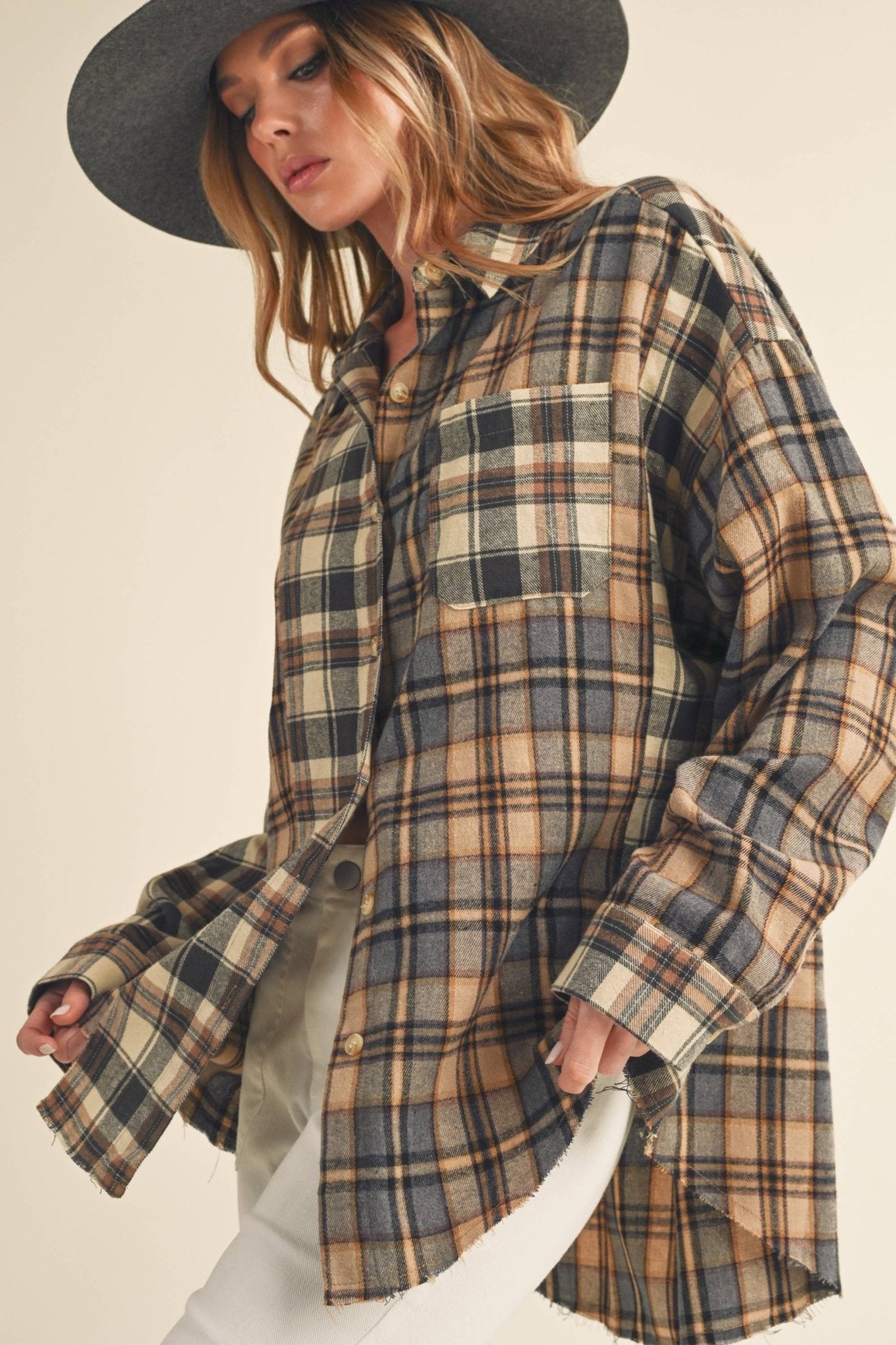 Noelle Flannel Shirt 2 - UnLaced Boutique