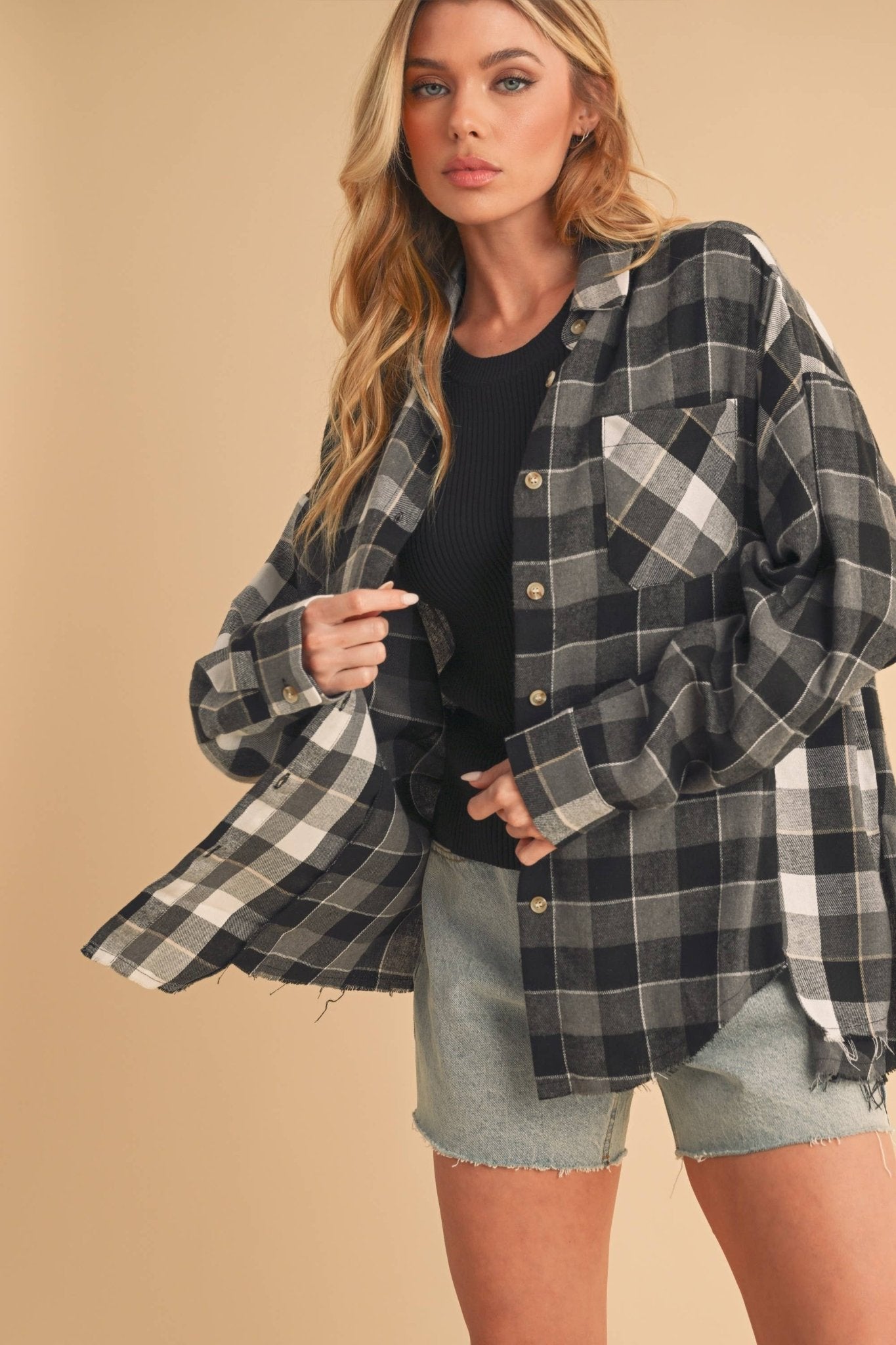 Noelle Flannel Shirt 2 - UnLaced Boutique