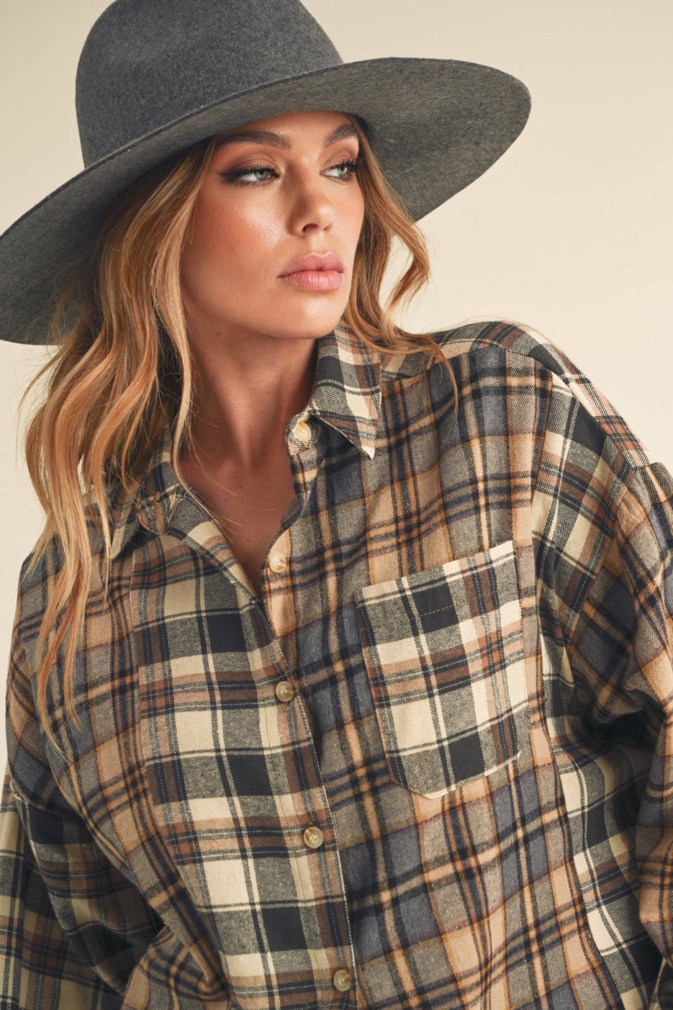 Noelle Flannel Shirt 2 - UnLaced Boutique