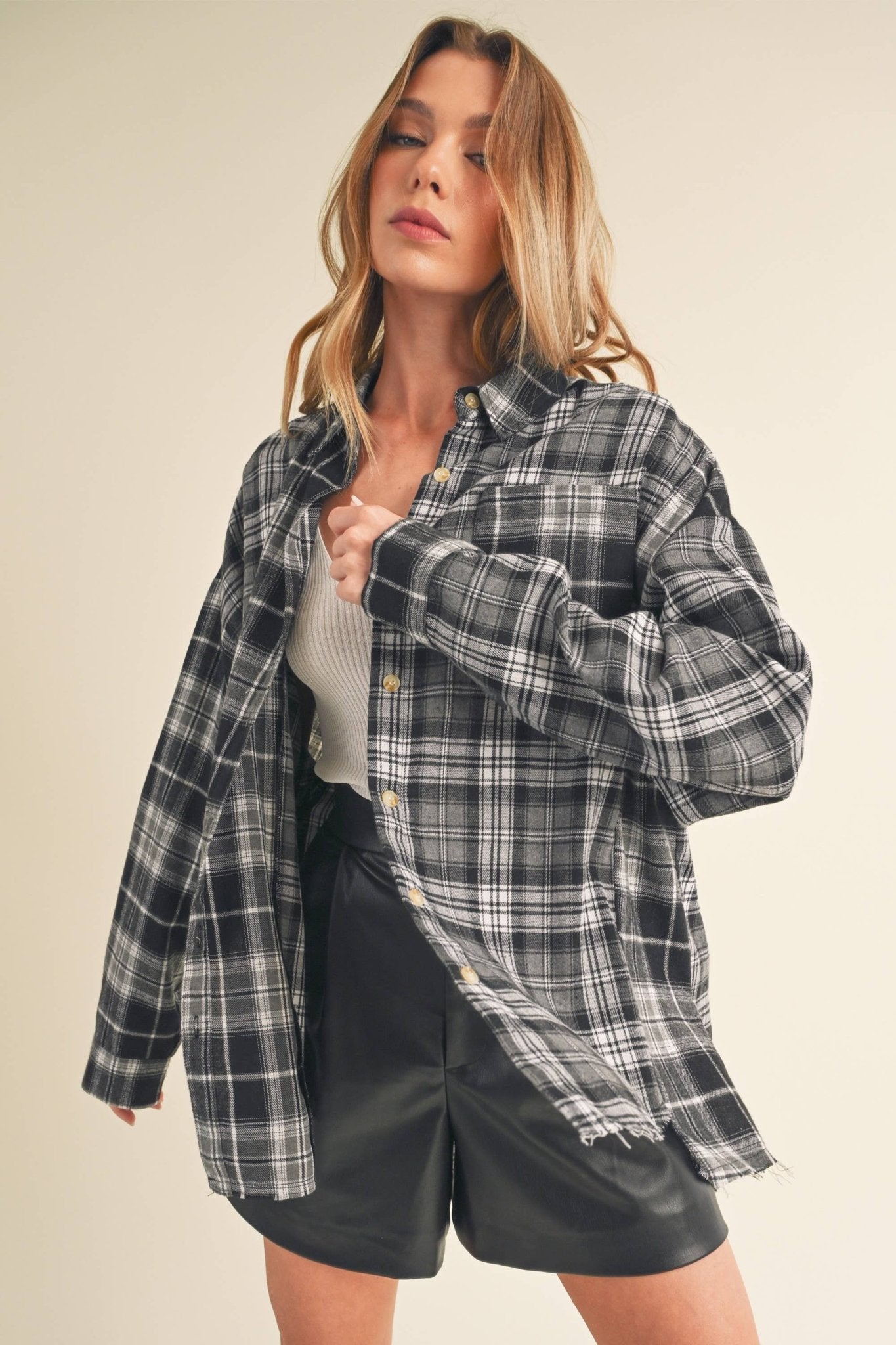 Noelle Flannel Shirt 2 - UnLaced Boutique