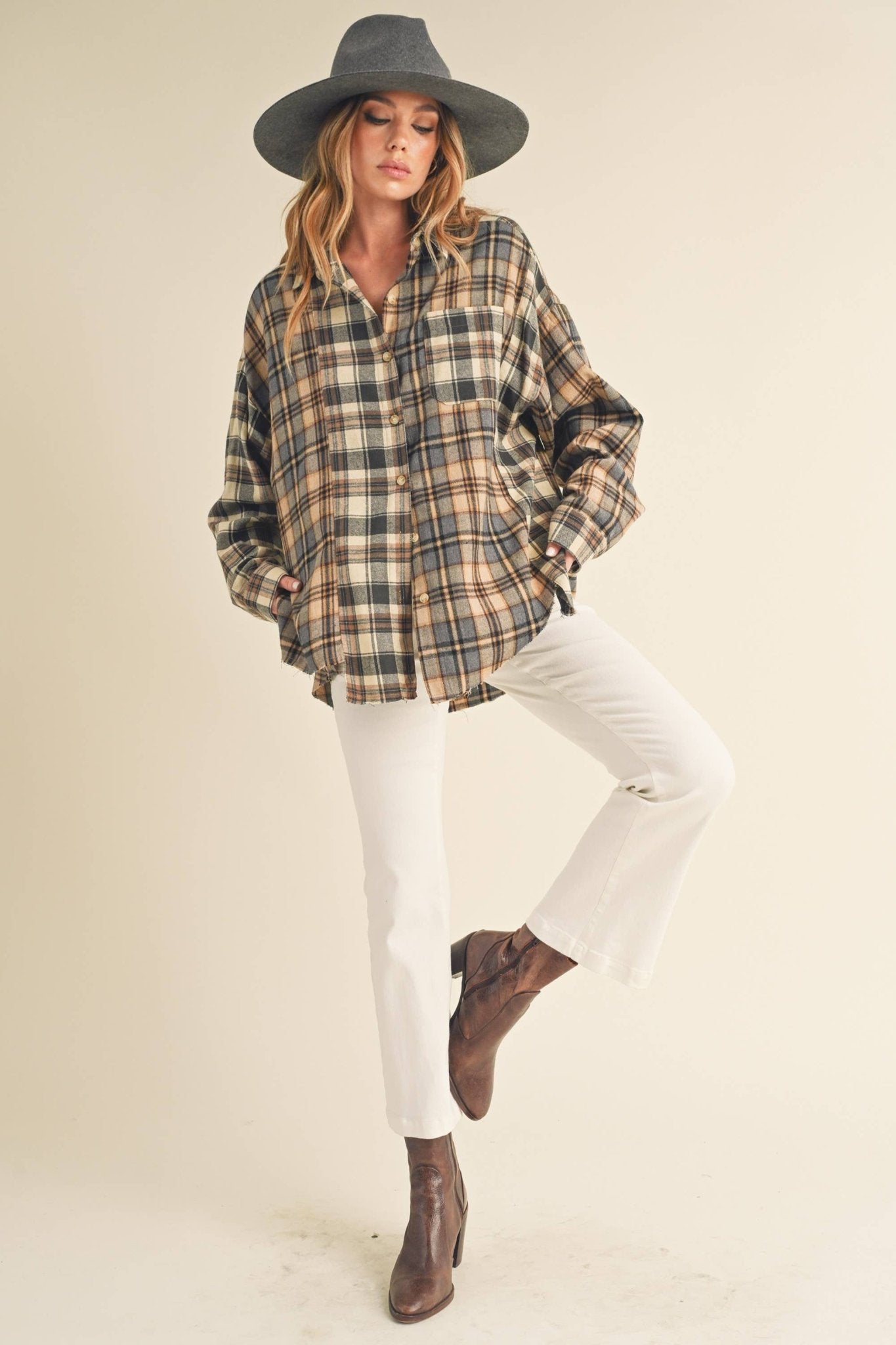 Noelle Flannel Shirt 2 - UnLaced Boutique