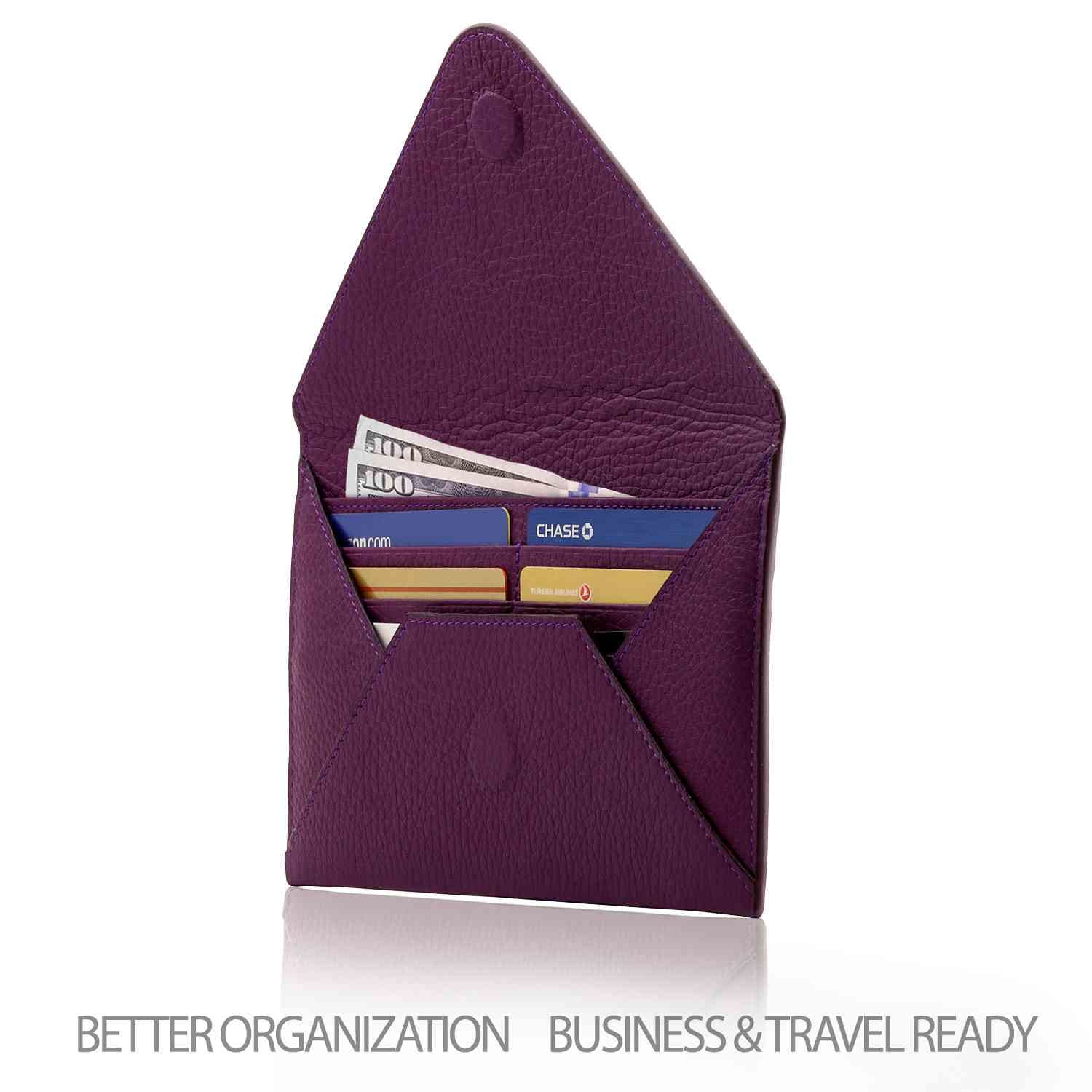 Otto Angelino Top Grain Leather Wallet, Multiple Slots Money - UnLaced Boutique