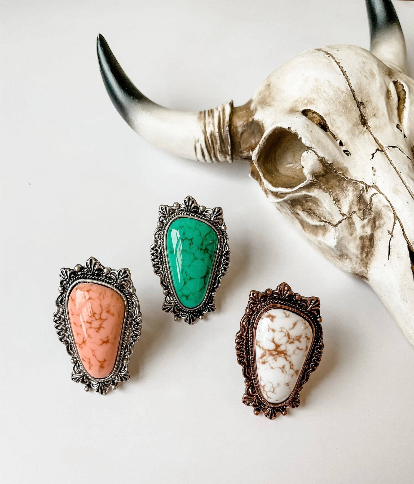 Oversized Western Navajo Statement Ring - UnLaced Boutique