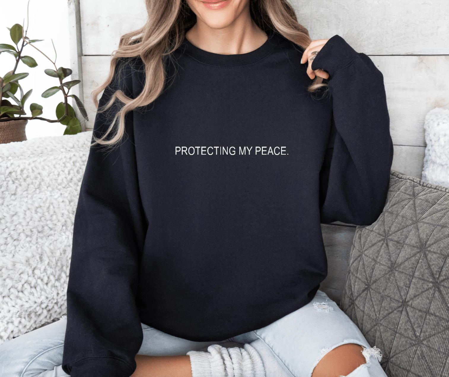 Protecting my Peace Sweat - Shirt - UnLaced Boutique