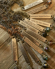 Quote necklaces - UnLaced Boutique