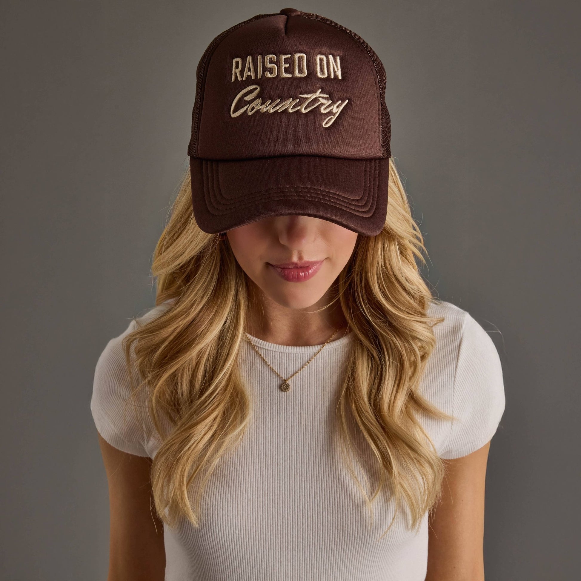 Raised On Country Trucker Hat - UnLaced Boutique