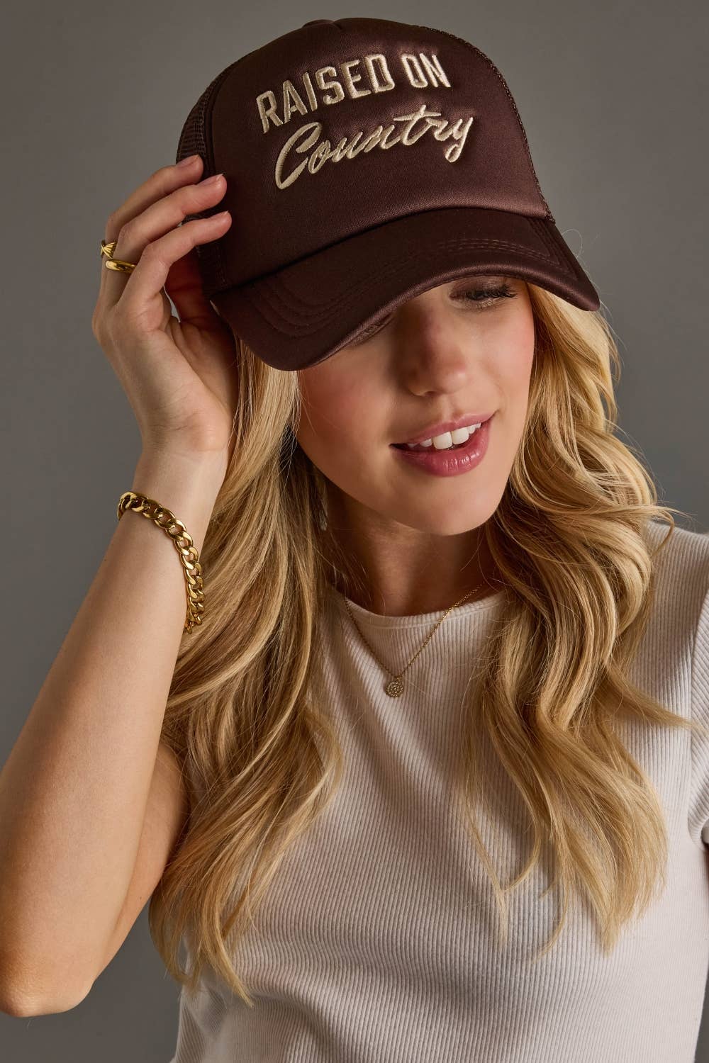Raised On Country Trucker Hat - UnLaced Boutique