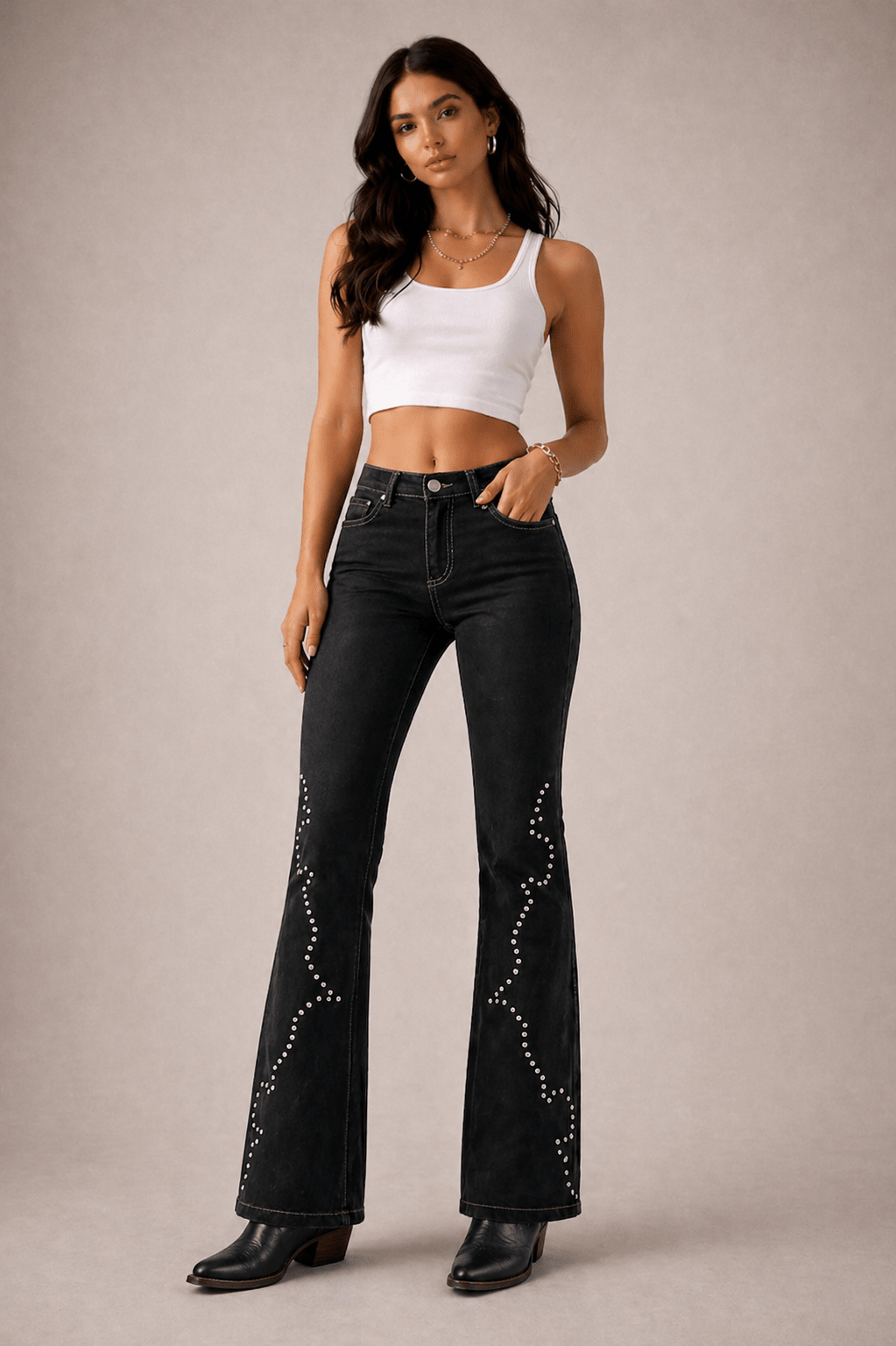 Santa Fe Boot Cut Jean- Black - UnLaced Boutique