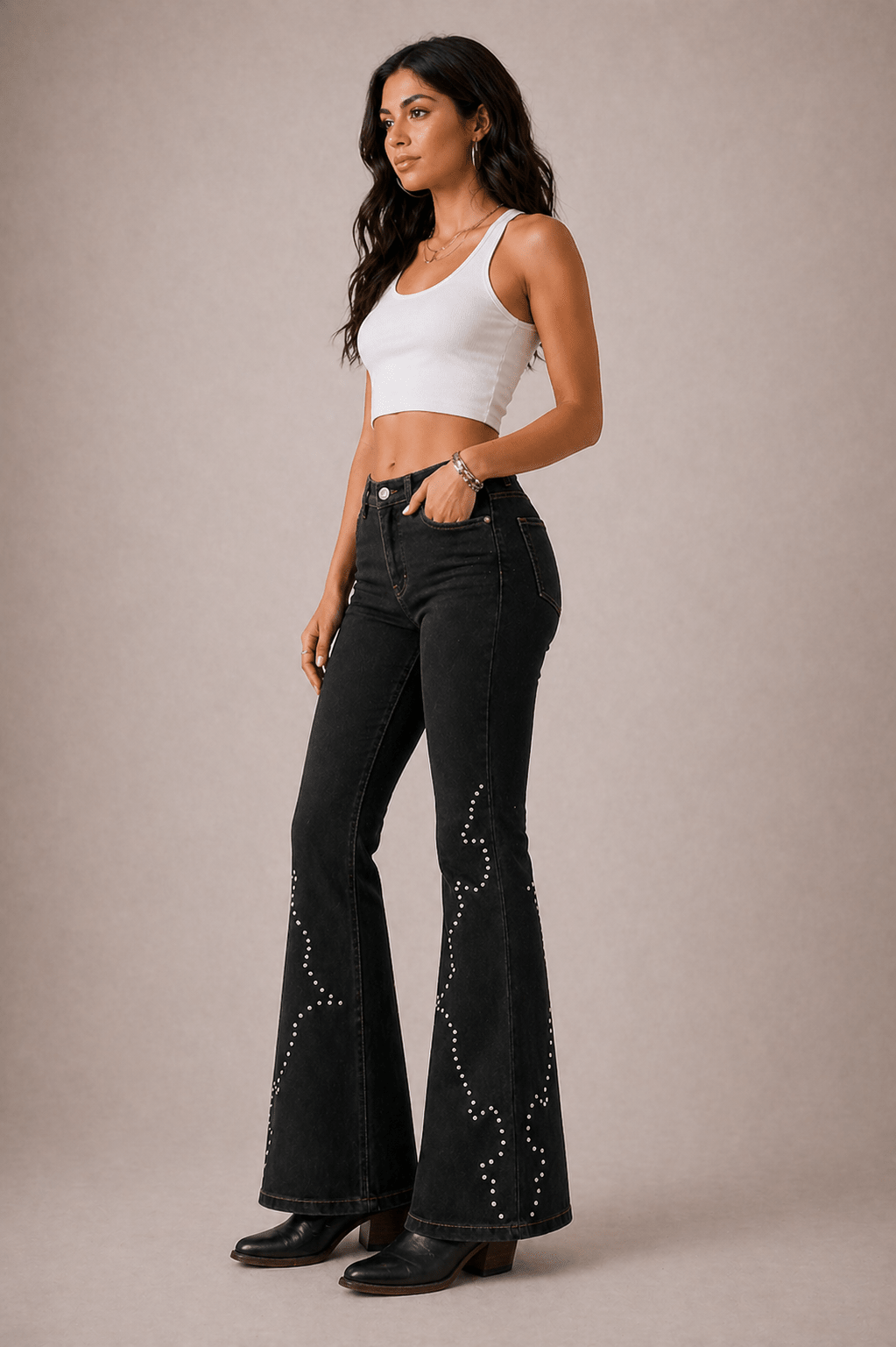 Santa Fe Boot Cut Jean- Black - UnLaced Boutique