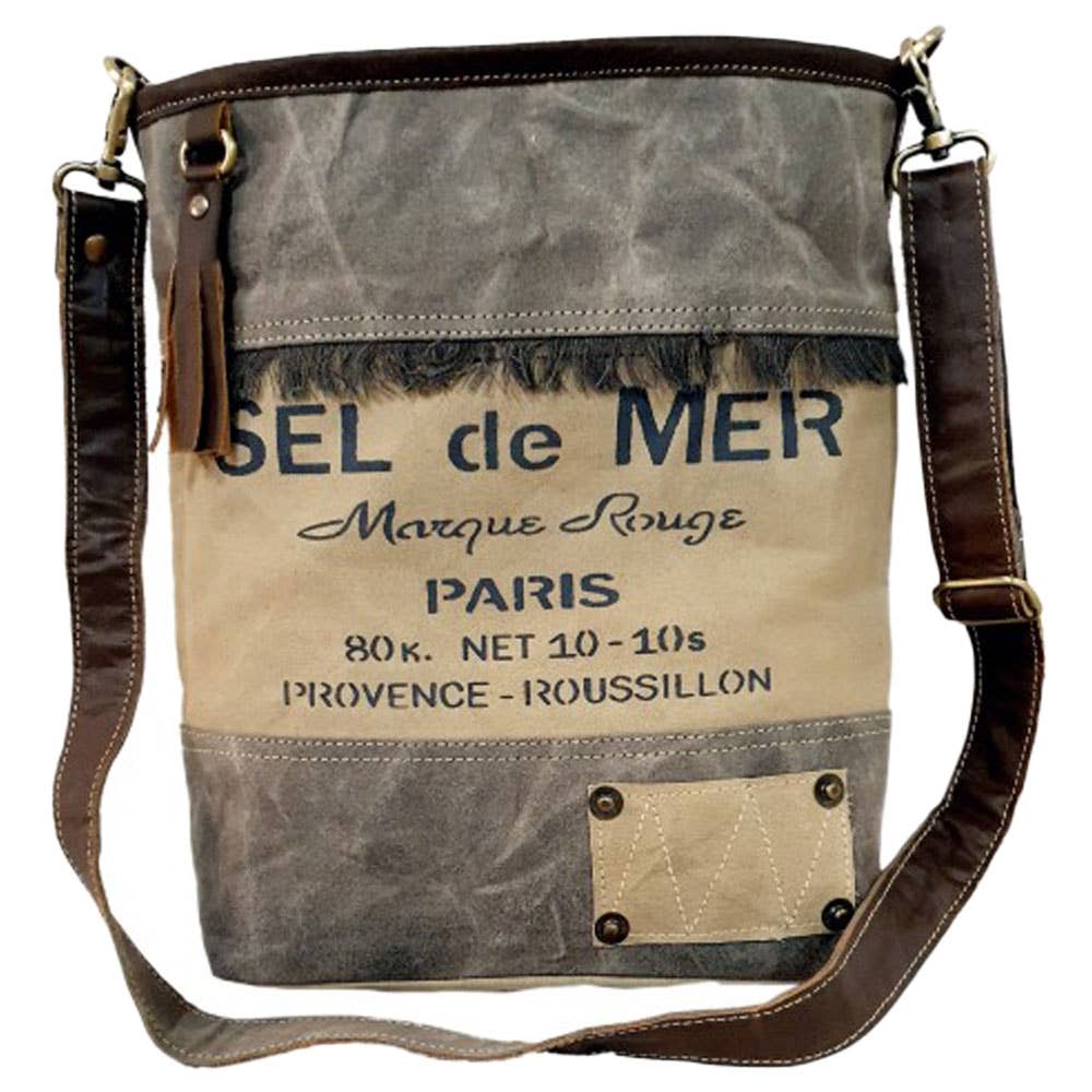 Sel De Mer Canvas Shoulder Bag - UnLaced Boutique