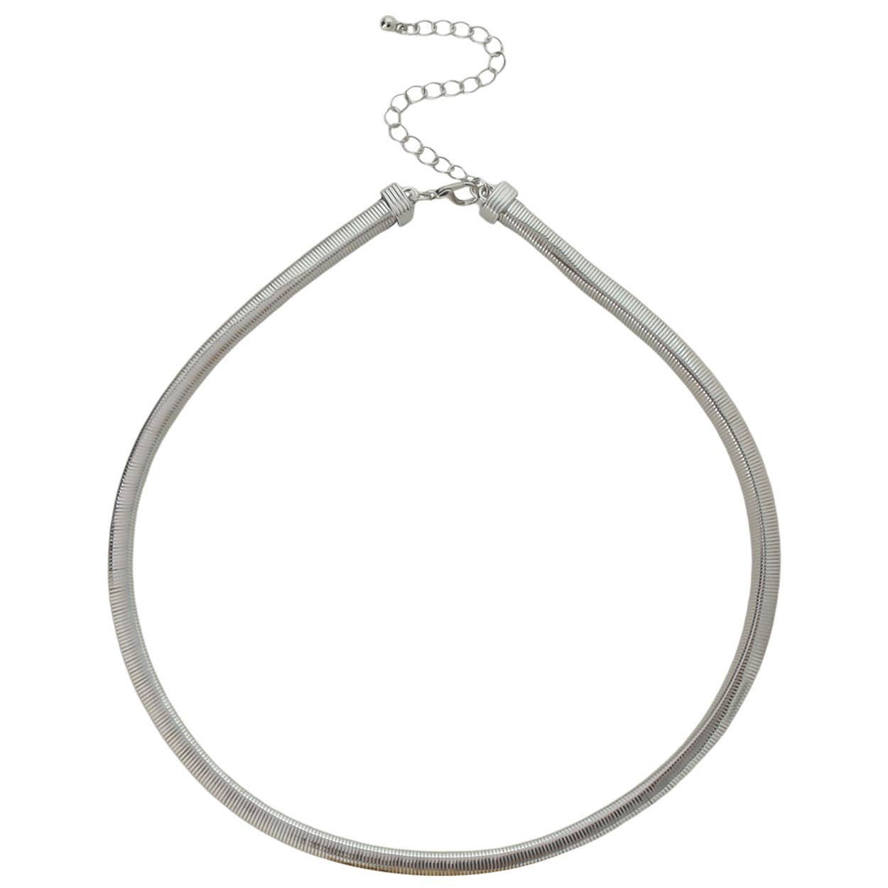 Silver Omega Chain Necklace - UnLaced Boutique