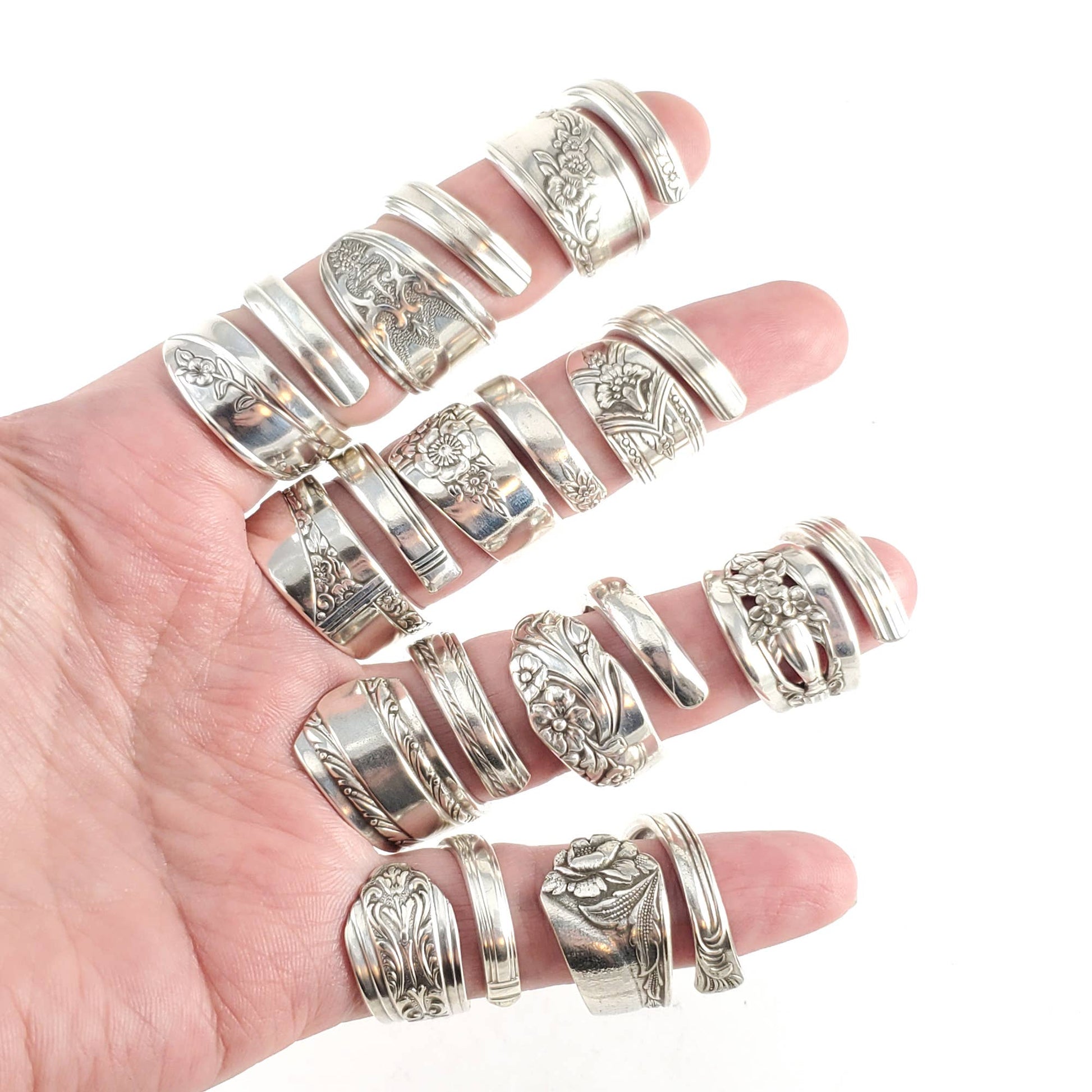 Silverplate Wrap Around Spoon Rings - UnLaced Boutique