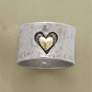 Simple Engraved Double Heart Ring - UnLaced Boutique