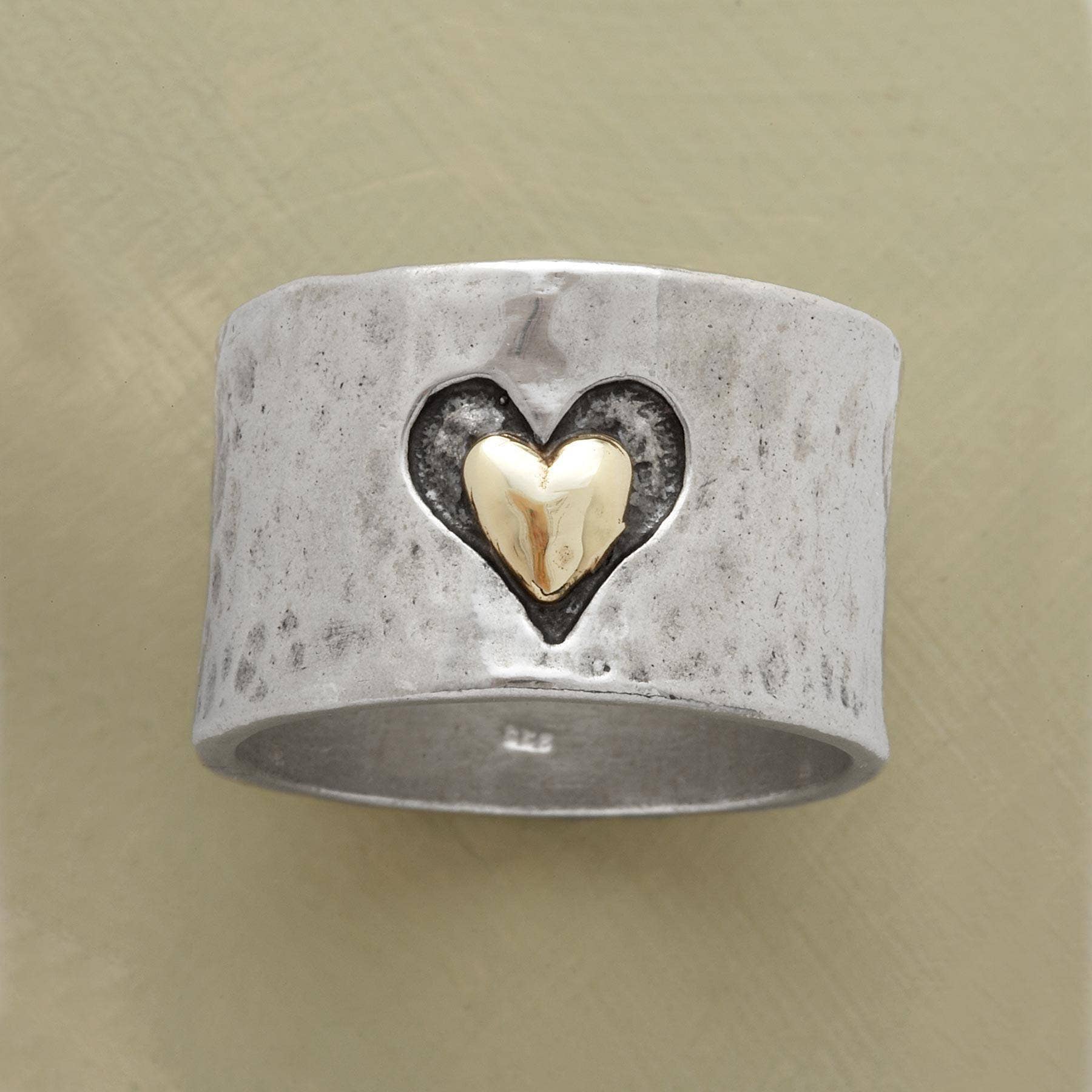 Simple Engraved Double Heart Ring - UnLaced Boutique