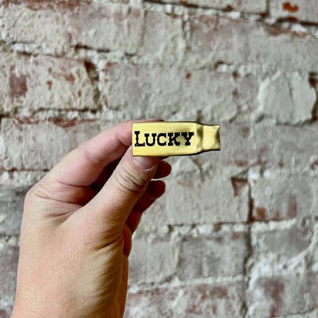 Smashed Bullet Clip – LUCKY Design, hat clip, boot clip - UnLaced Boutique