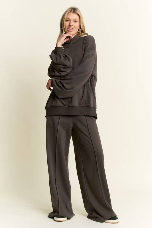 SOLID COTTON BRUSHED SET - UnLaced Boutique