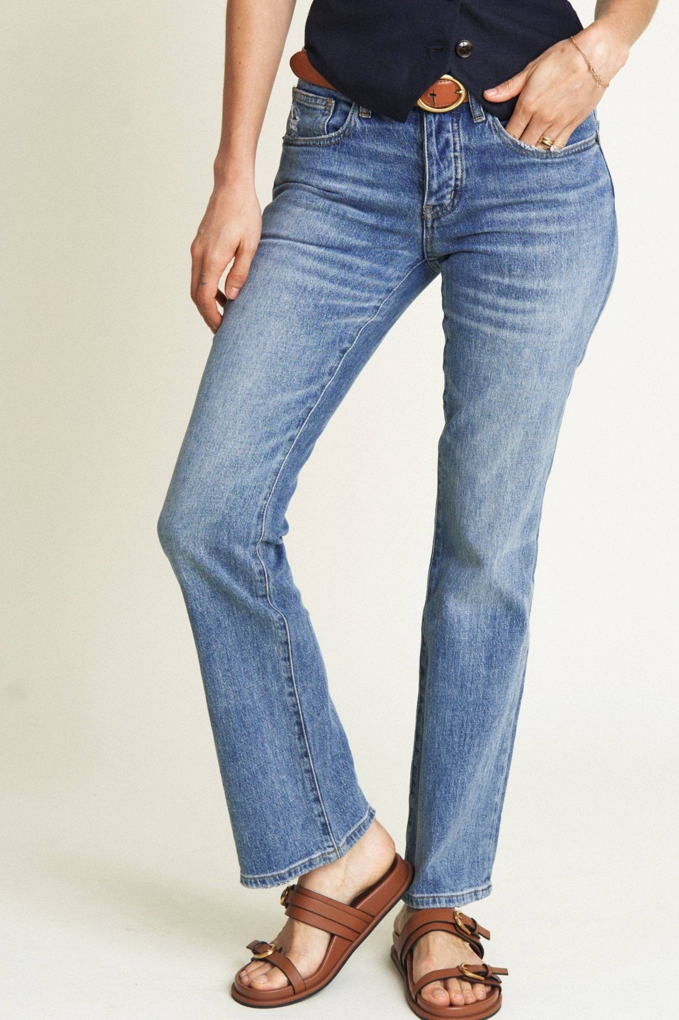 Stanley Mid Rise Bootcut Jean, Classic Vintage - UnLaced Boutique