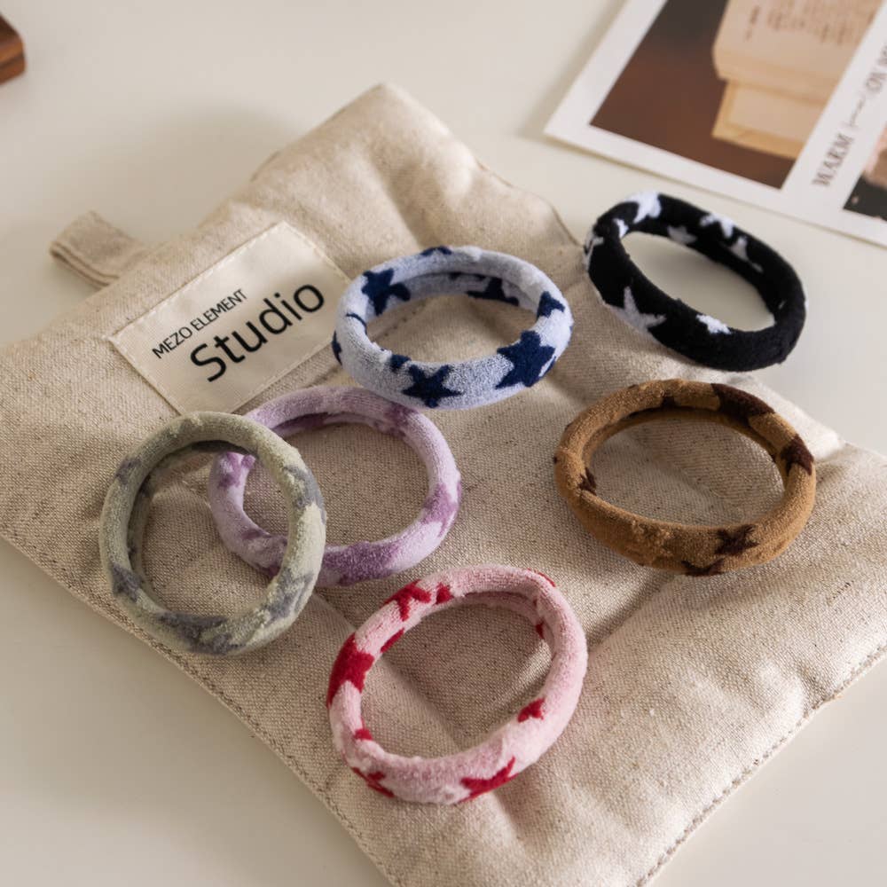 Star Seamless Hair Ties (Set of 6) - UnLaced Boutique