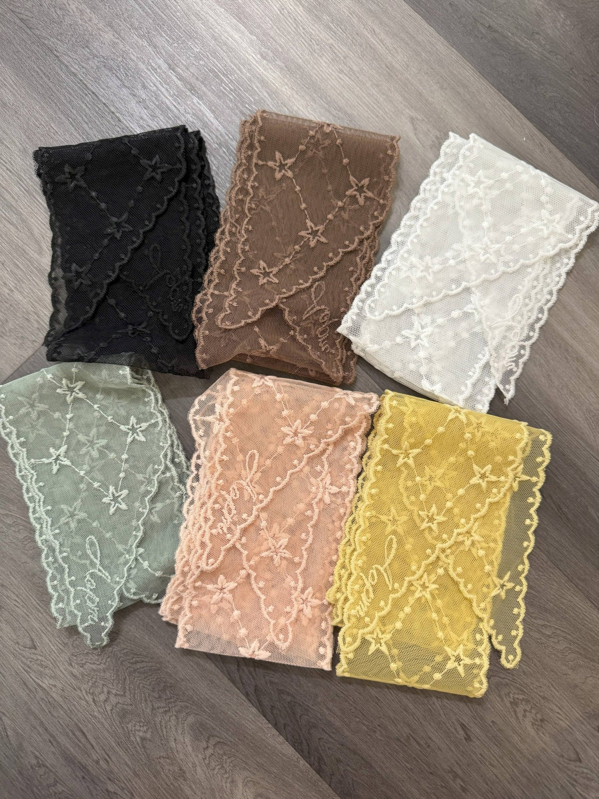 Stretch Lace Hat Band-Star - UnLaced Boutique
