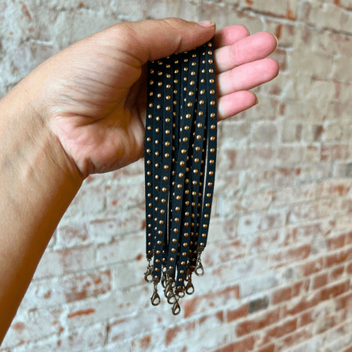 Studded Leather Hat Chain - UnLaced Boutique