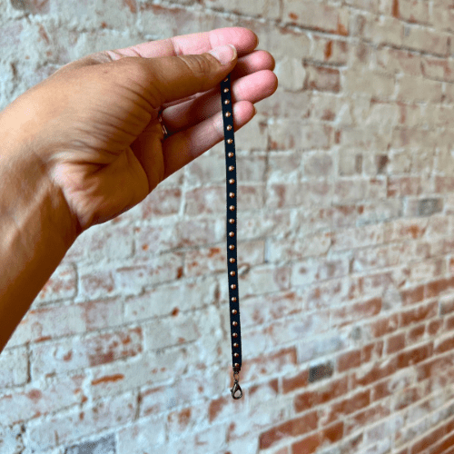 Studded Leather Hat Chain - UnLaced Boutique