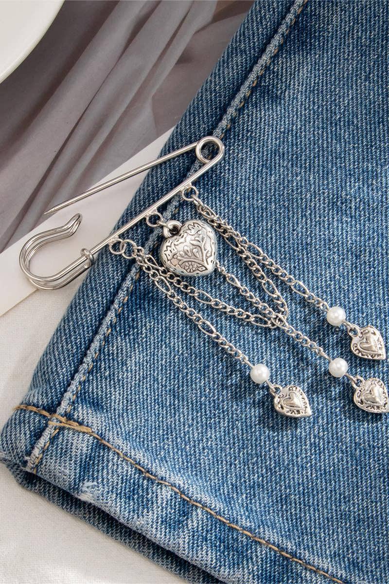 Stylish Chain Brooch Accessory - UnLaced Boutique