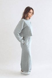 Sunday Set in Heather Grey - UnLaced Boutique