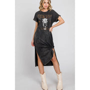 TAKE ME AWAY COWBOY MINERAL GRAPHIC DRESS - UnLaced Boutique