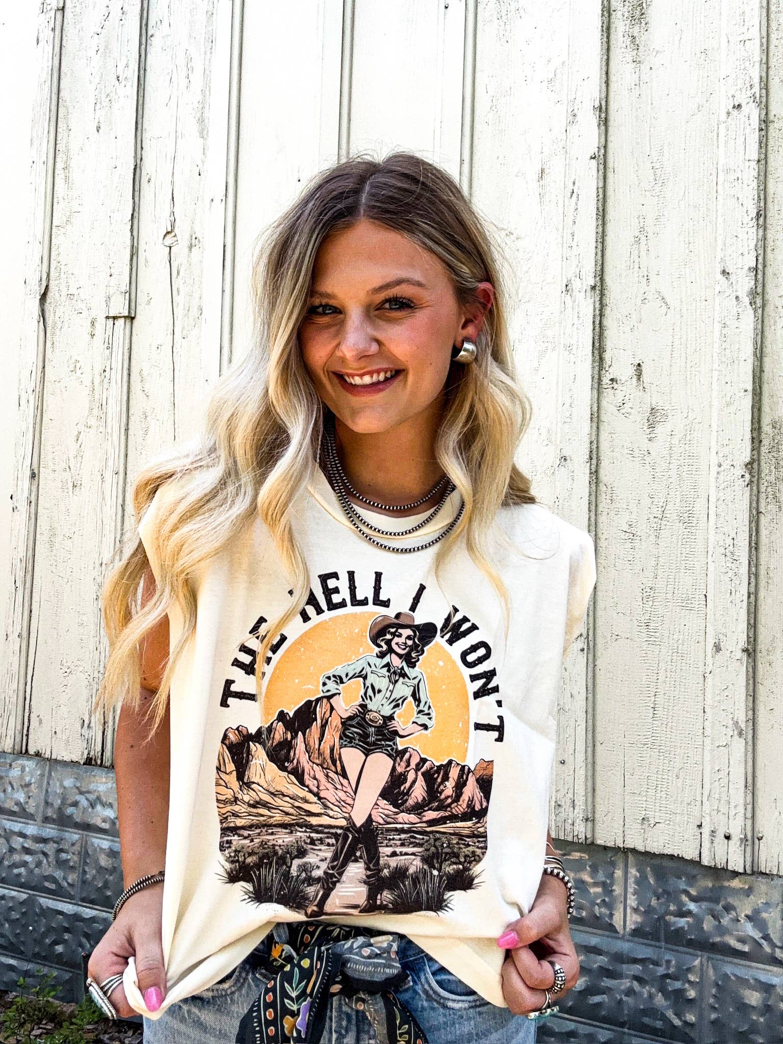 The Hell I Won’t Boxy Tank   - UnLaced Boutique