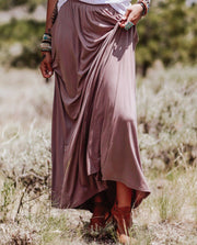 The Perfect Pocketed Maxi Skirt - Mocha - UnLaced Boutique