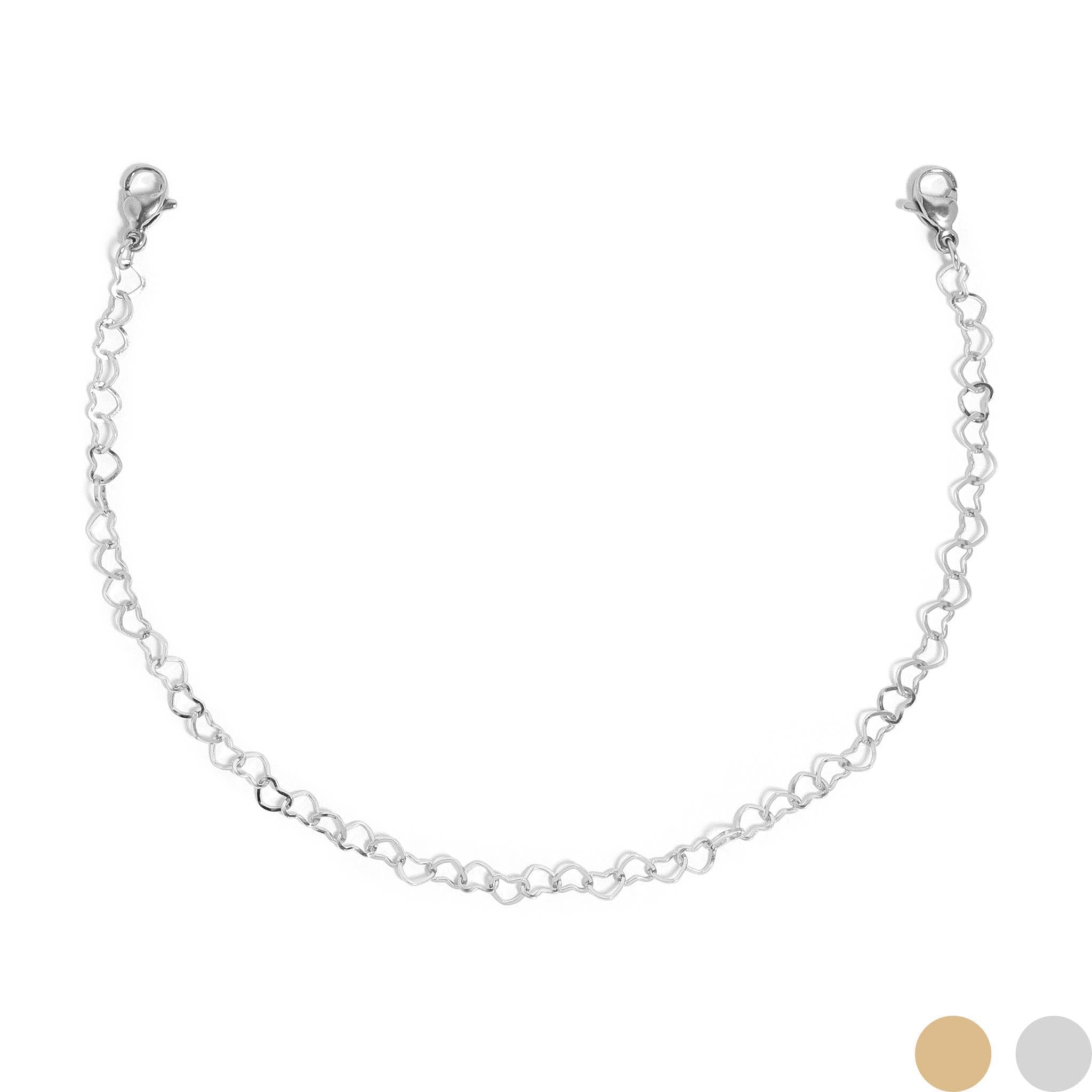 Trucker Hat Chain: 18K Gold PVD Stainless Steel Heart - UnLaced Boutique