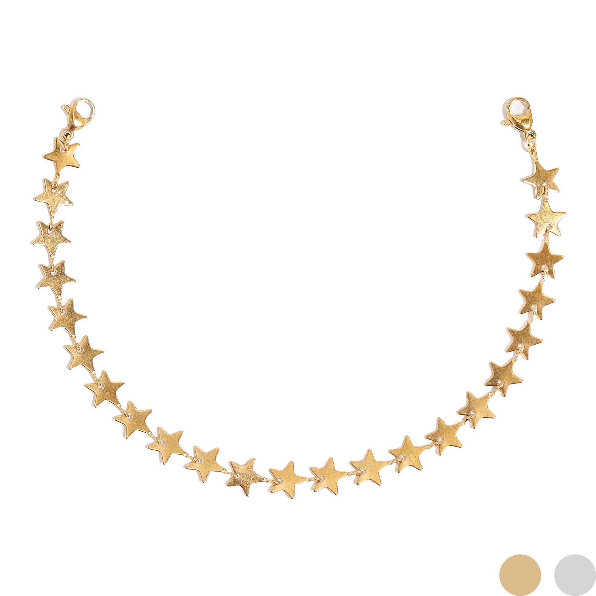Trucker Hat Chain: 18K Gold PVD Stainless Steel Star - UnLaced Boutique
