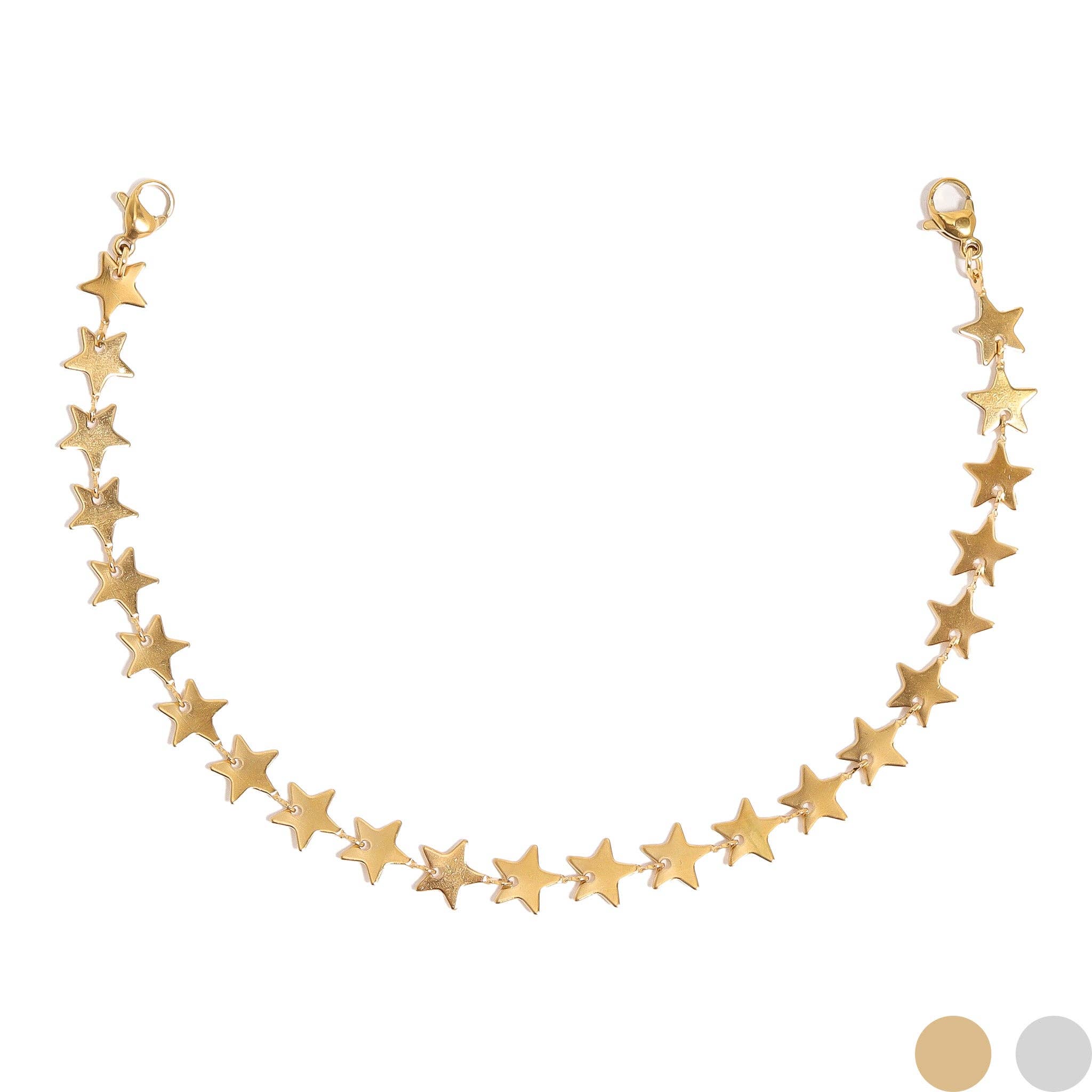 Trucker Hat Chain: 18K Gold PVD Stainless Steel Star - UnLaced Boutique