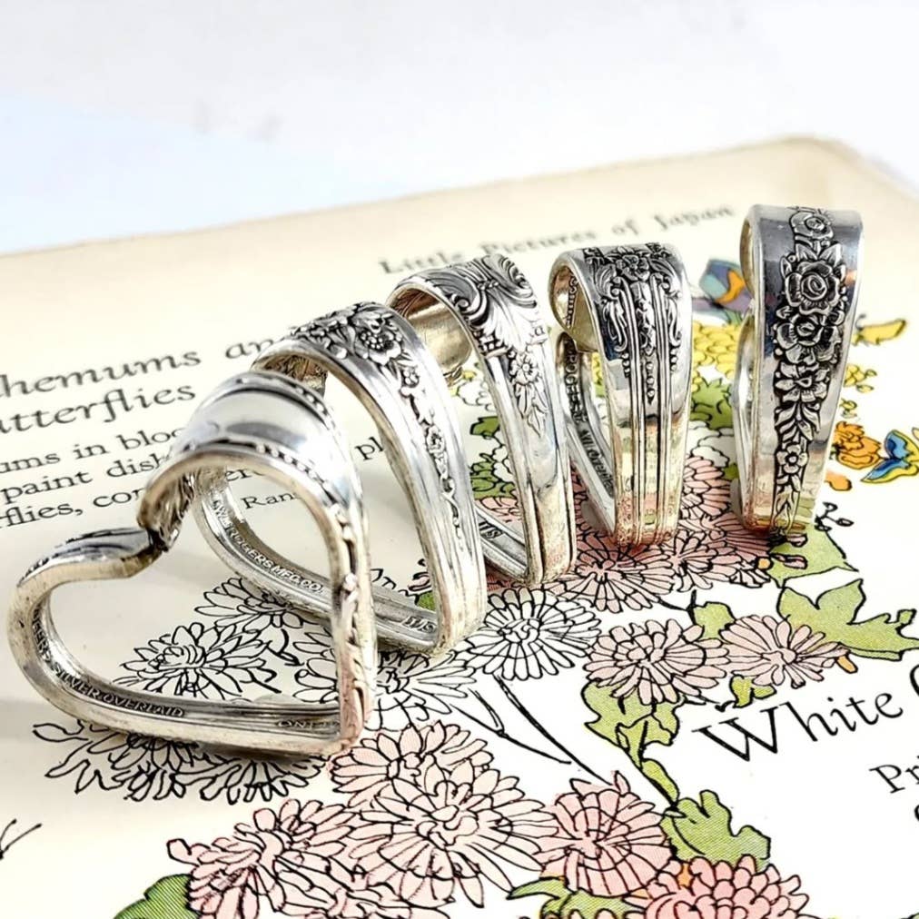 Upcycled Open Heart Spoon Necklaces - UnLaced Boutique